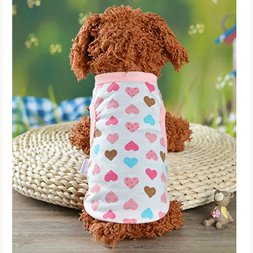 Roupinha Pet para Cachorro e Gato – Camiseta de Algodão Confortável