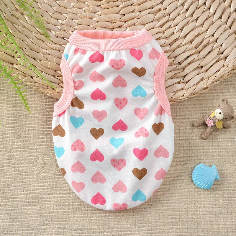 Roupinha Pet para Cachorro e Gato – Camiseta de Algodão Confortável