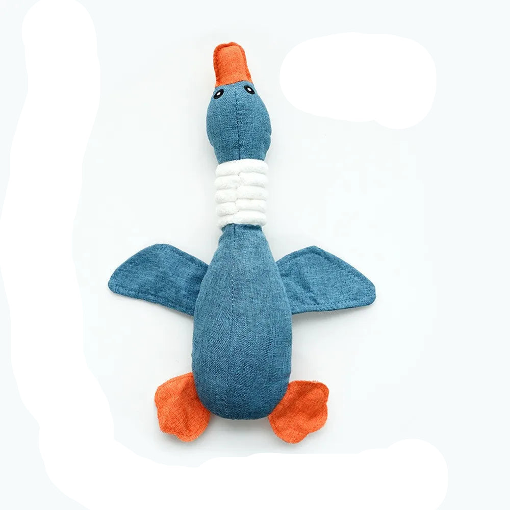 Brinquedo de Pelúcia para Pets – Formato de Animal, Resistente à Mordida e com Som