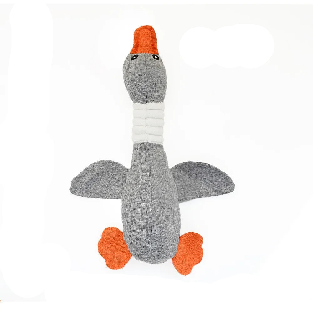 Brinquedo de Pelúcia para Pets – Formato de Animal, Resistente à Mordida e com Som