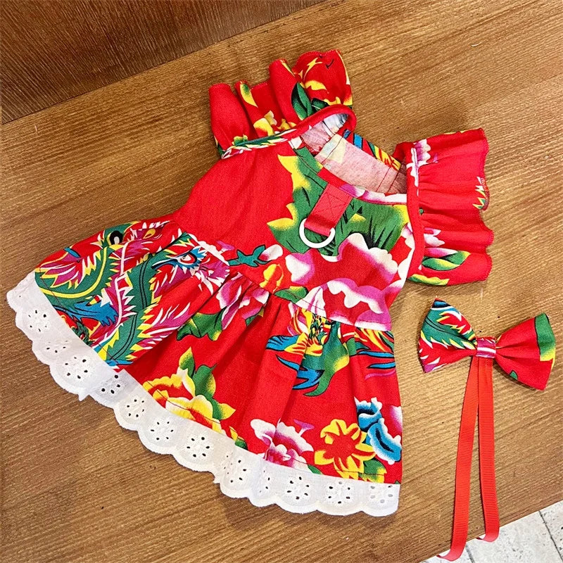 Vestido de Verão para Pets