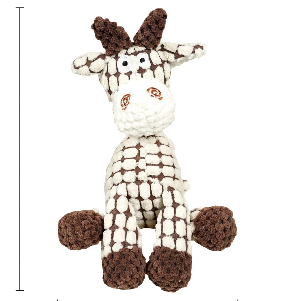 Brinquedo de Pelúcia para Pets – Formato de Animal, Resistente à Mordida e com Som