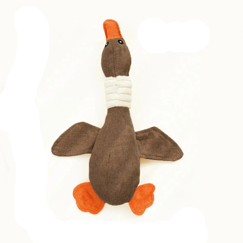 Brinquedo de Pelúcia para Pets – Formato de Animal, Resistente à Mordida e com Som